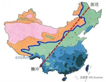 东西人口分界线_读人口地理分界线图.回答问题 1 图中的人口地理界线把我国人(2)