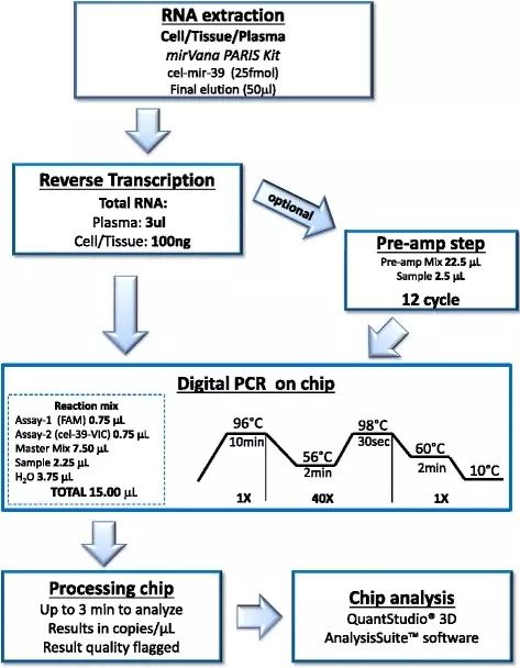 新视角：利用digital PCR开发循环microRNA检测新方法