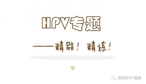 HPV专题——精辟！精炼！