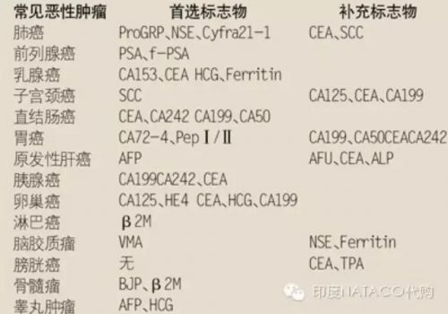 肿瘤细胞免疫组化标志物的意义