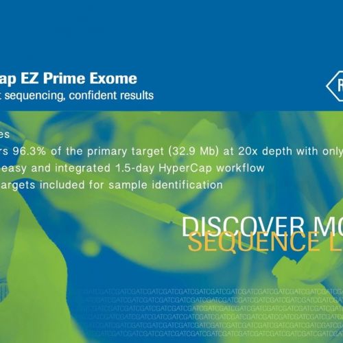 SNP样本跟踪探针，罗氏发布全新37Mb Prime Exome全外显子产品！