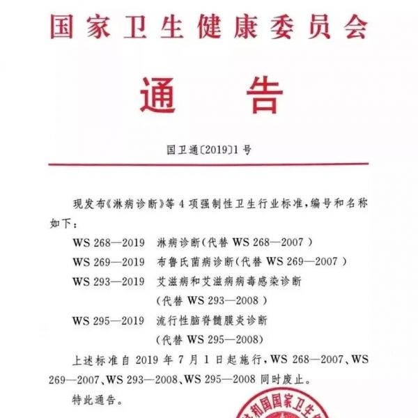 2019新版淋病诊断标准发布