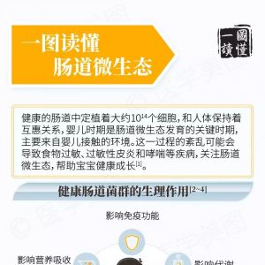 一图读懂丨婴儿饮食之肠道微生态