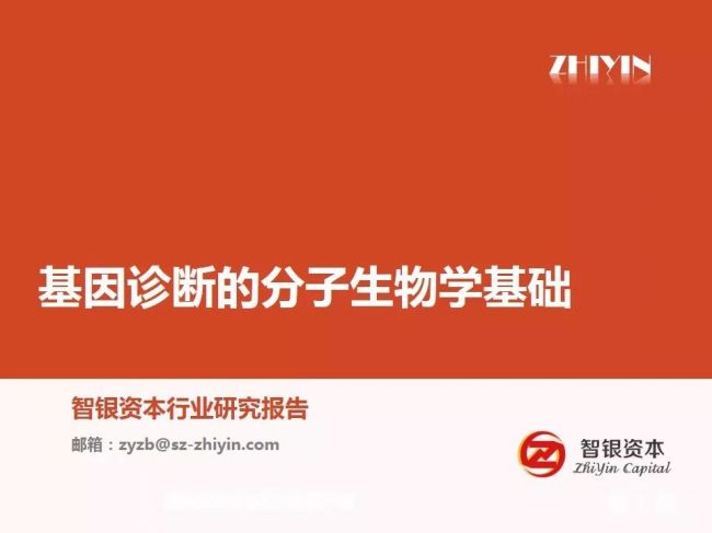 专题 | 基因诊断的分子生物学基础