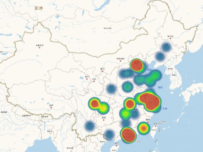 2019IVD抗体原料公司全国分布图