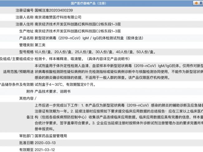 刚刚！诺唯赞、丽珠试剂新冠病毒检测试剂盒获批！