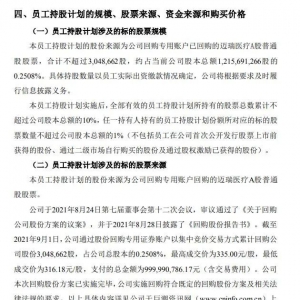豪！迈瑞员工持股计划公布，简直是“送钱”！