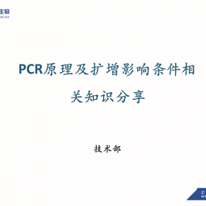 PCR原理及扩增影响条件相关知识分享