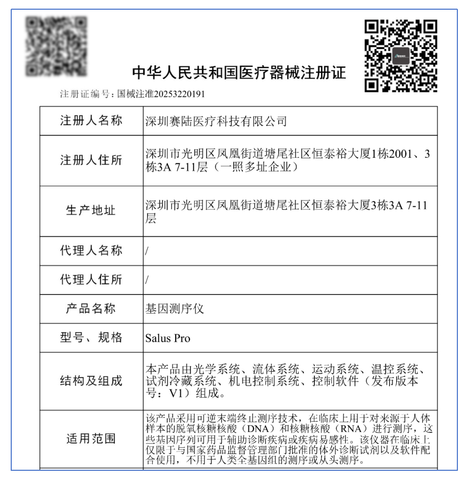 2025年测序仪再拿个注册证有啥用？